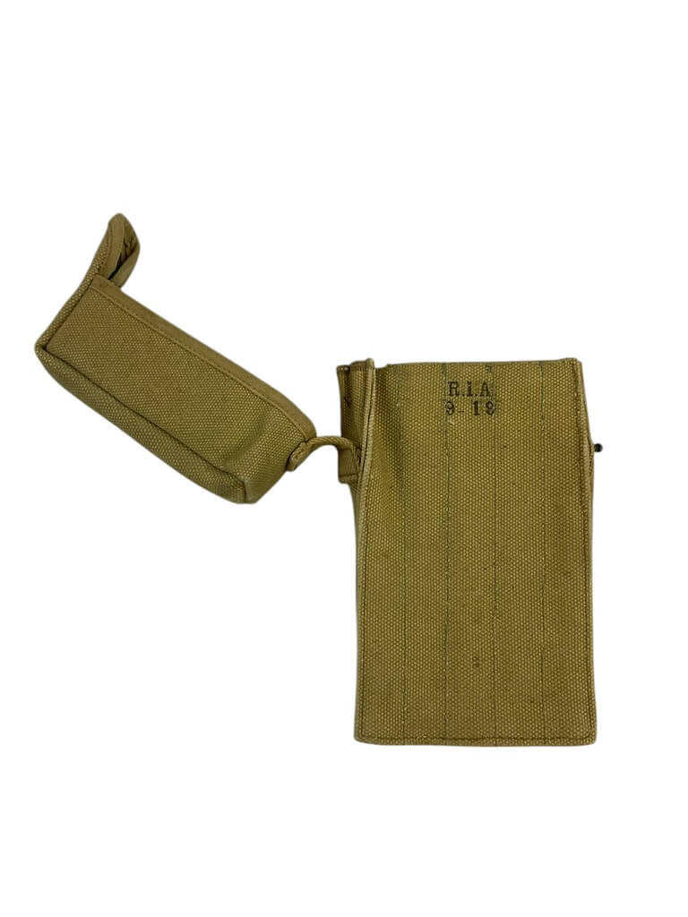 WW1 US AEF Pedersen Device Magazine Web Pouch WW1 US AEF Pedersen Device Magazine Web Pouch