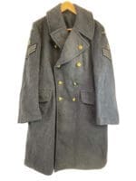 WW2 Royal Canadian Air Force RCAF Flight Sergeant Rank Wool Greatcoat Size 40