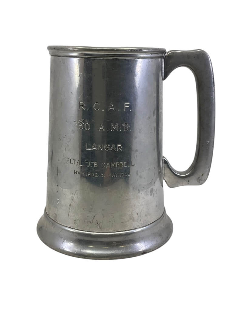 Canadian RCAF 30 A.M.B. Langar Named Tankard Canadian RCAF 30 A.M.B. Langar Named Tankard