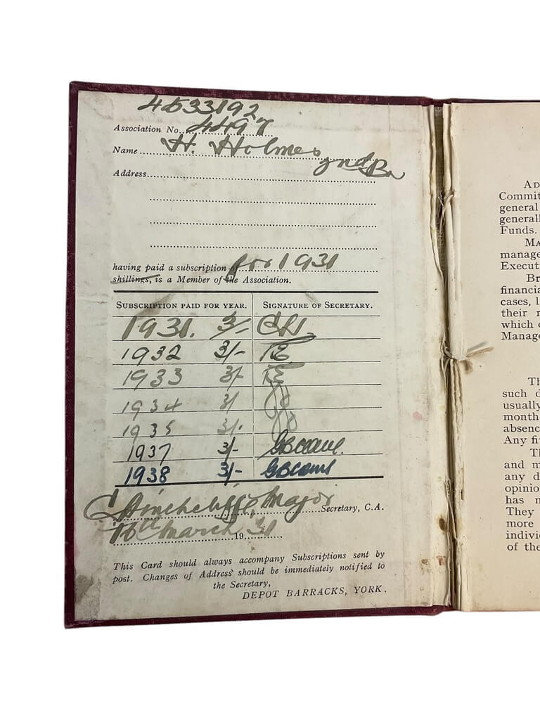 WW2 British Medal Group West Yorkshire Regiment with Regular Army Long Service Medal Lt Holmes RAOC and Paperwork WW2 British Medal Group West Yorkshire Regiment with Regular Army Long Service Medal Lt Holmes RAOC and Paperwork