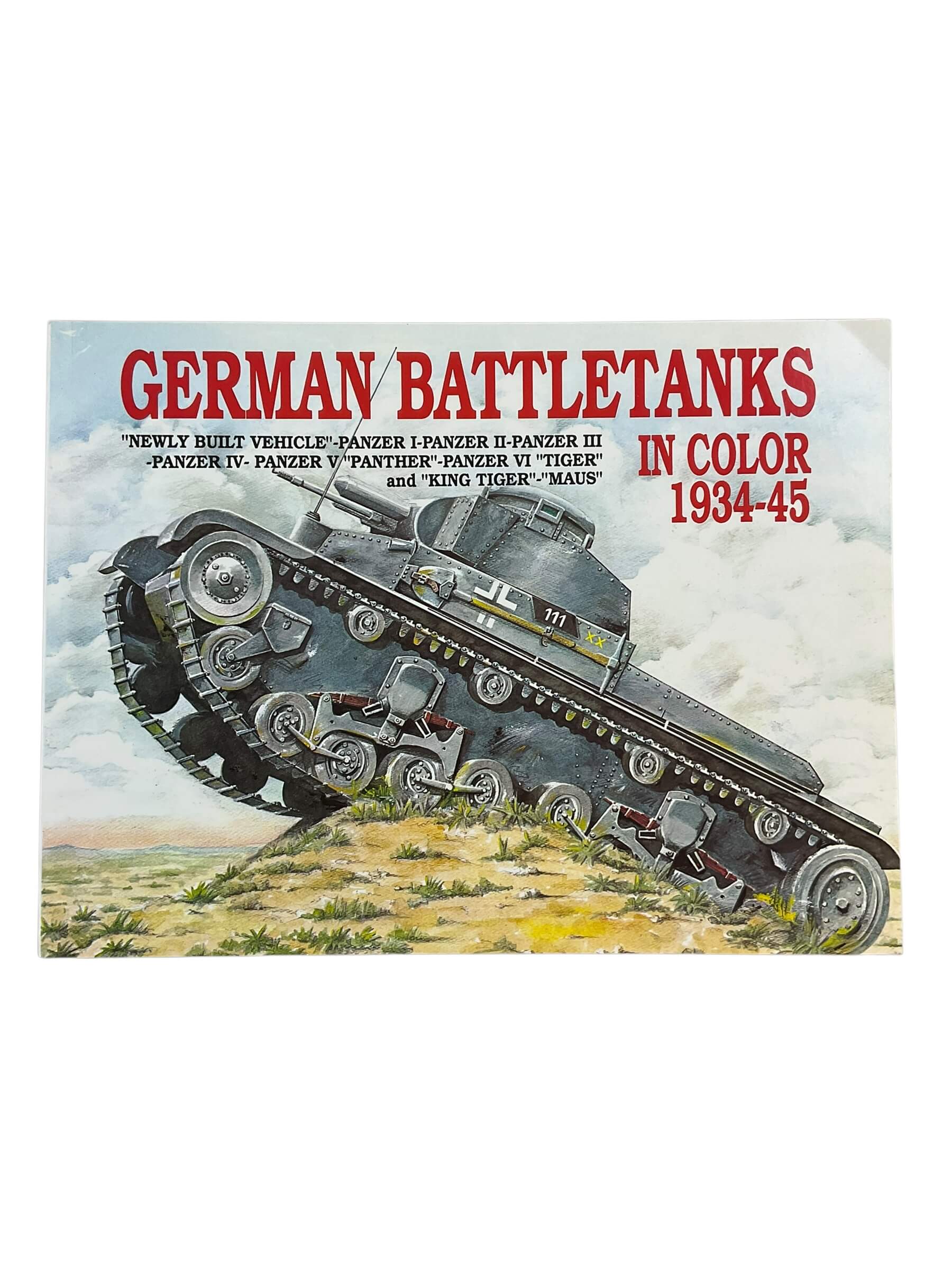 WW2 German Battletanks in Color 1934 to 1945 Schiffer Used Softcover Reference Book WW2 German Battletanks in Color 1934 to 1945 Schiffer Used Softcover Reference Book