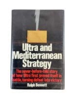 WW2 German Ultra and Mediterranean Strategy Used Hardcover Reference Book