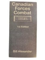 Canadian Forces Combat Titles Reference Book
