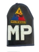 US Army 2nd Armored Division Military Police MP Armband Brassard