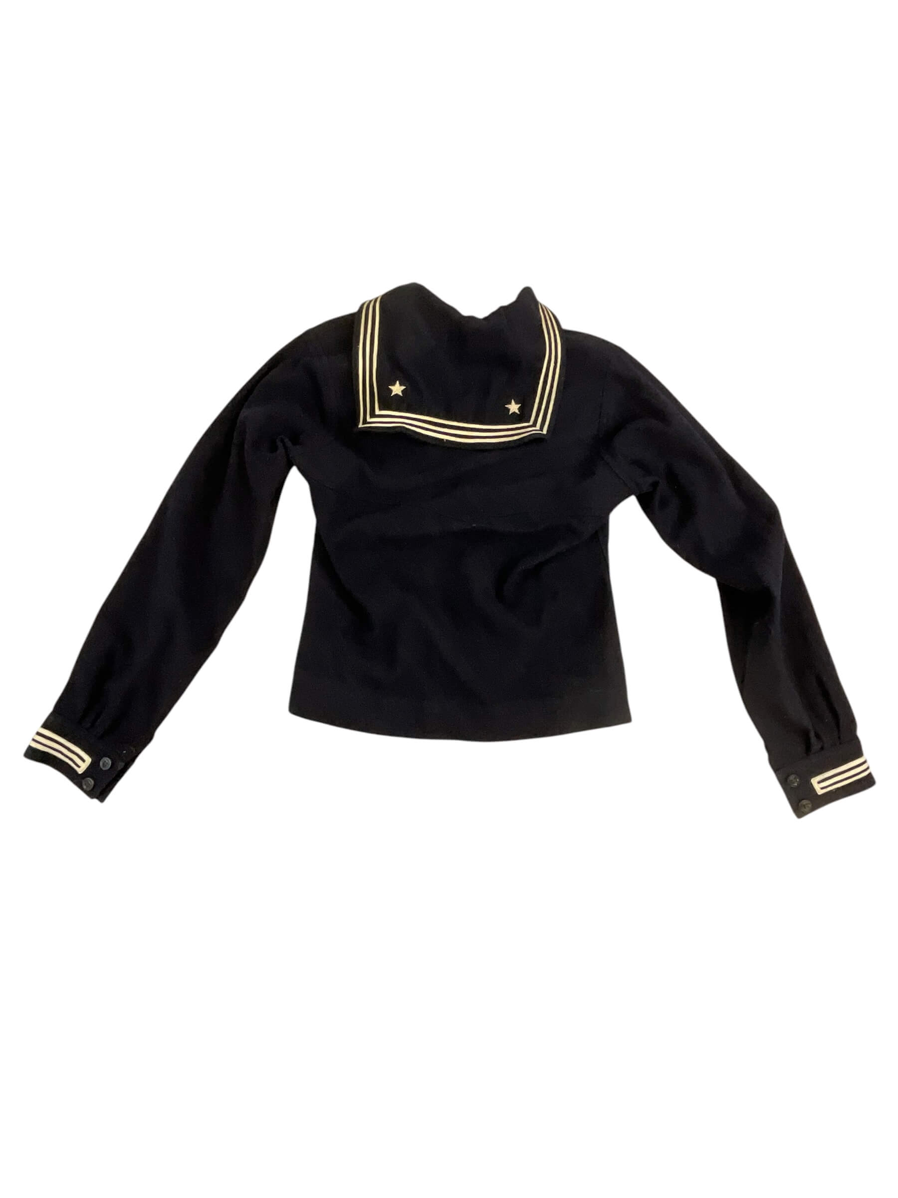 WW2 US Navy USN Wool Jumper With Scarf WW2 US Navy USN Wool Jumper With Scarf