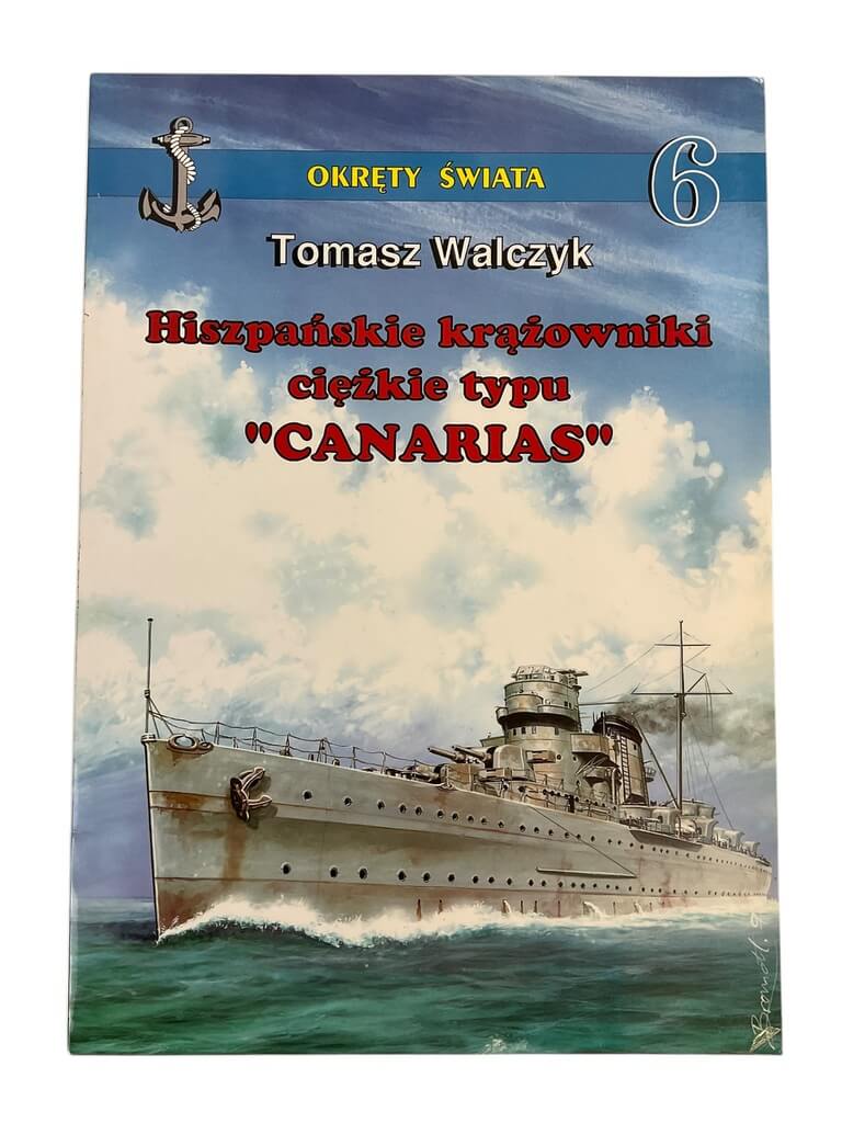 WW2 POLISH TEXT Spanish Okrety Swiata Canarias Reference Book WW2 POLISH TEXT Spanish Okrety Swiata Canarias Reference Book