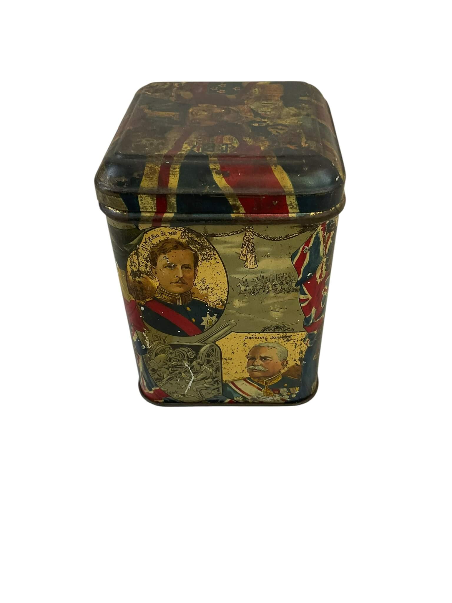 WW1 British Patriotic Tea Tin WW1 British Patriotic Tea Tin