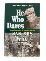 WW2 British He Who Dares David Sutherland SAS SBS MI5 Reference Book