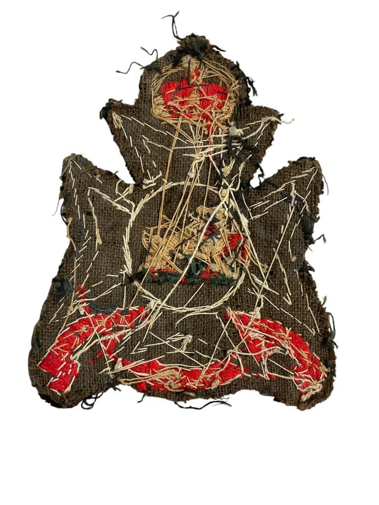 WW2 Royal Rhodesia Regiment Bullion Wire Blazer Crest Patch Vintage WW2 Royal Rhodesia Regiment Bullion Wire Blazer Crest Patch Vintage