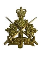 Canadian Forces General Service Queen's Crown Cap Badge Canadian Forces General Service Queen's Crown Cap Badge