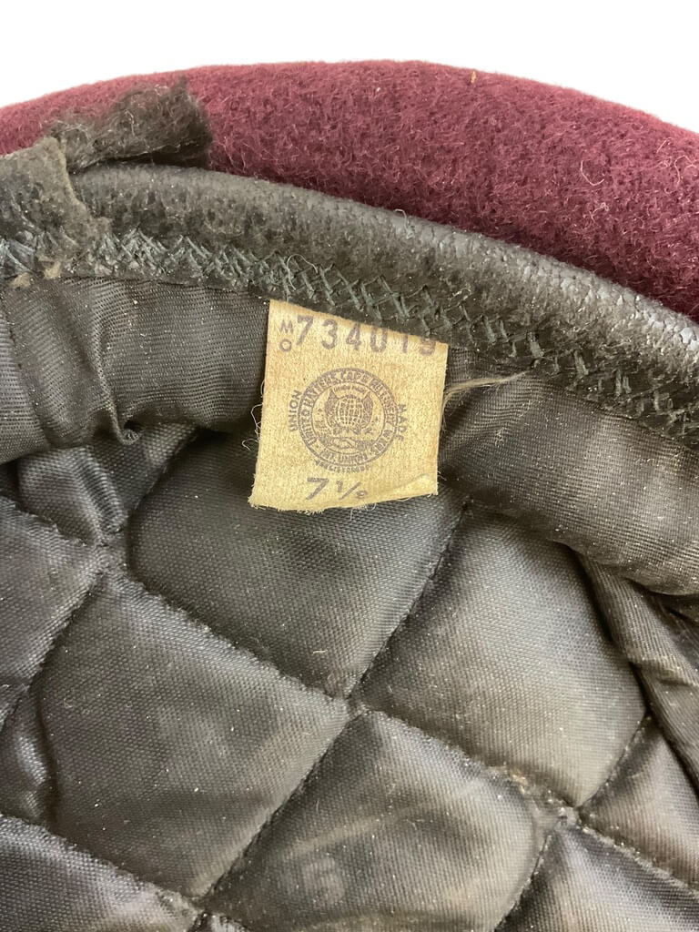 US Army Major General E. R. Ochs Maroon Beret and Swagger Stick US Army Major General E. R. Ochs Maroon Beret and Swagger Stick