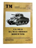 WW2 US Army M4 / M4A1 Sherman Medium Tank Tankograd Book