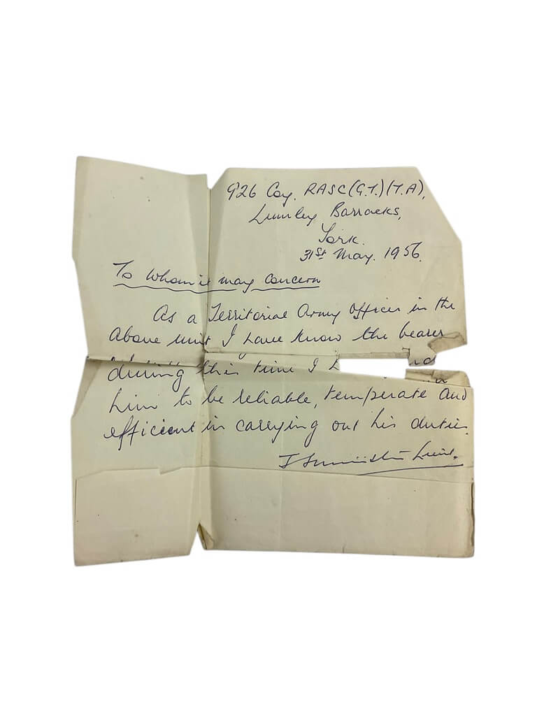 WW2 British Medal Group West Yorkshire Regiment with Regular Army Long Service Medal Lt Holmes RAOC and Paperwork WW2 British Medal Group West Yorkshire Regiment with Regular Army Long Service Medal Lt Holmes RAOC and Paperwork