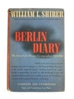 WW2 US Berlin Diary Journal of a Foreign Correspondent Hardcover Reference Book