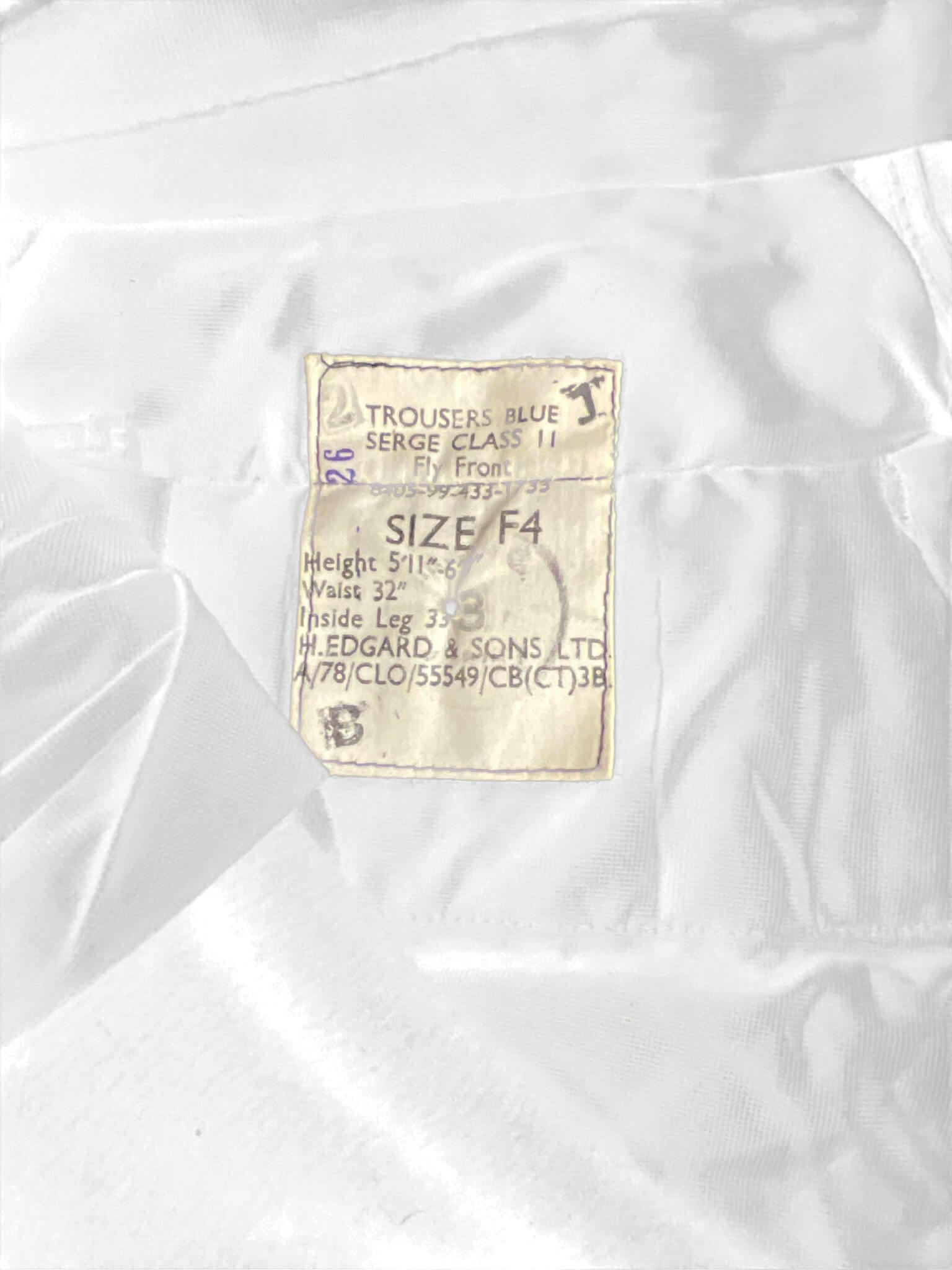 British Royal Navy RN Wool Trousers Size 32 British Royal Navy RN Wool Trousers Size 32