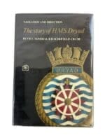 WW2 British RN Navy The Story of the HMS Dryad Hardcover Reference Book