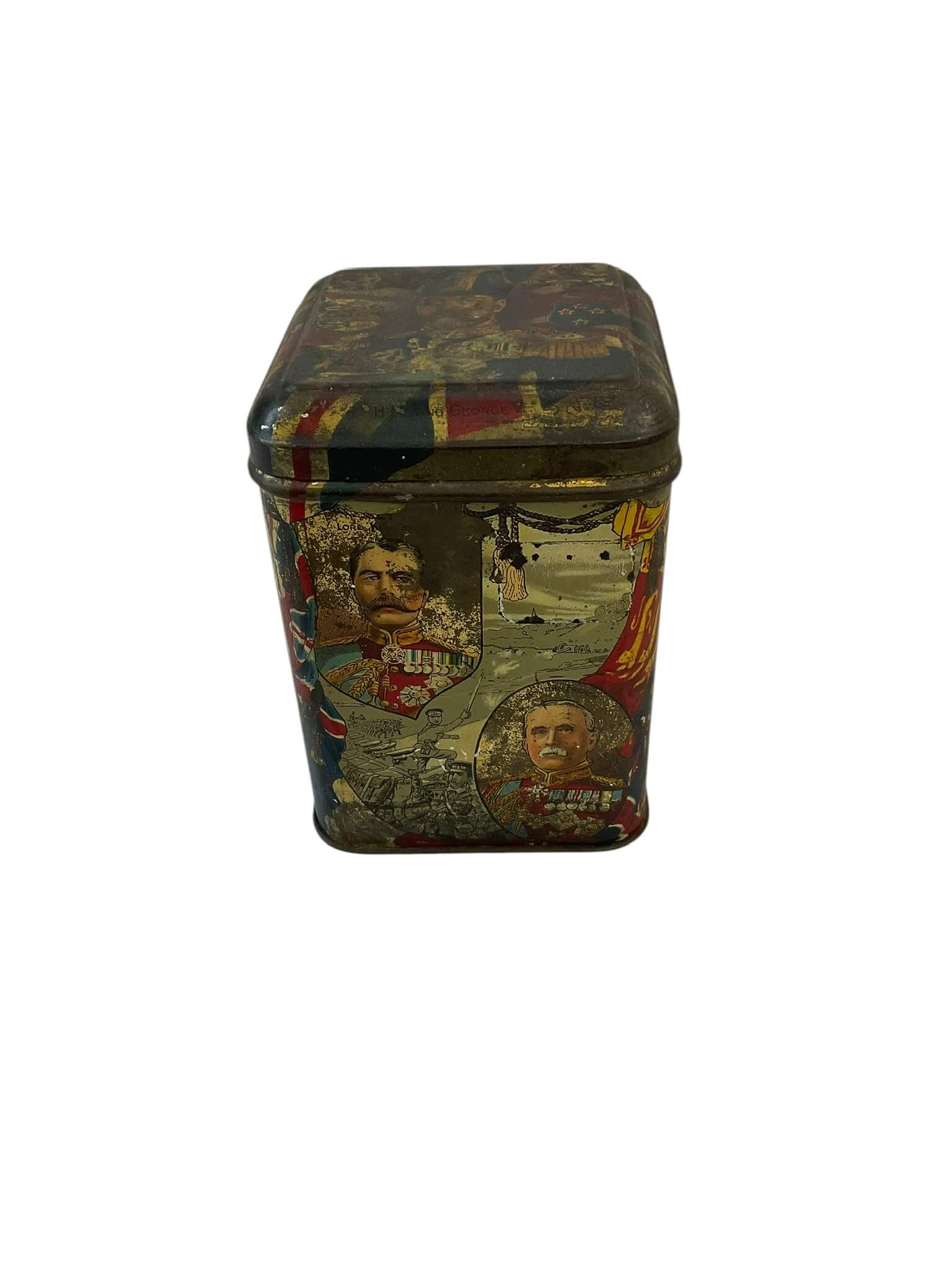 WW1 British Patriotic Tea Tin WW1 British Patriotic Tea Tin