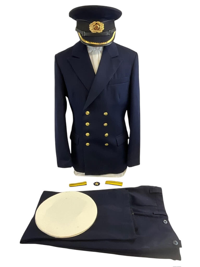 East German Navy Officers Tunic Hat and Pants East German Navy Officers Tunic Hat and Pants