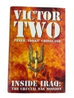 British SAS Victor Two Peter Crossland Inside Iraq Hardcover Reference Book