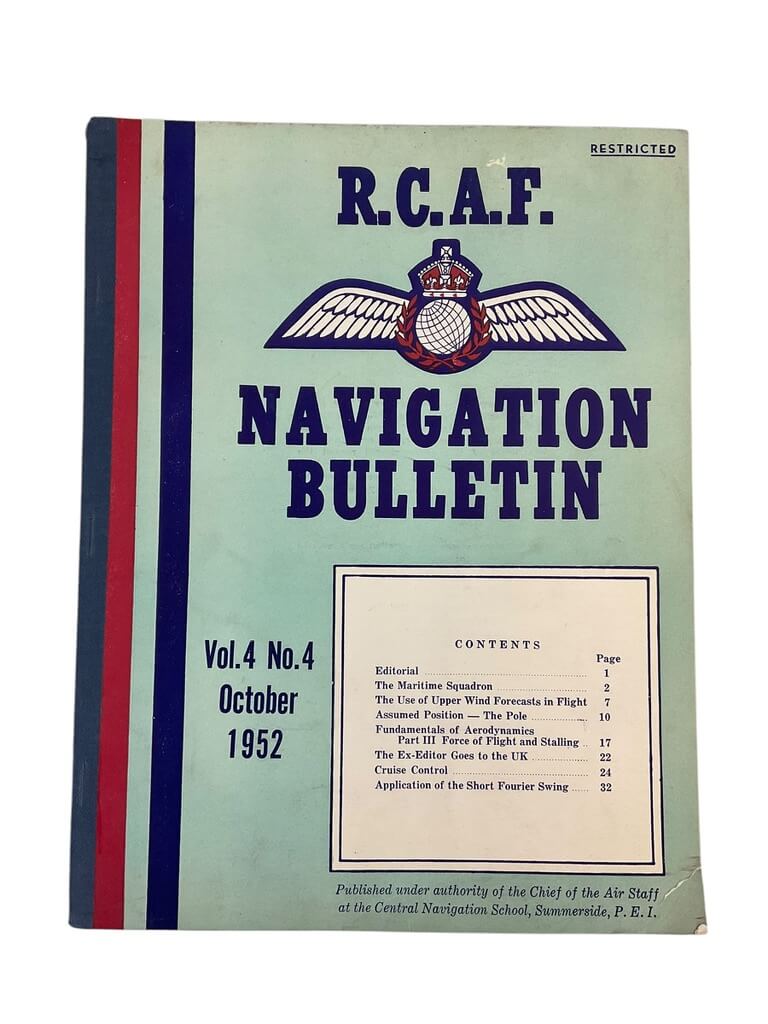 Korean War Era Canadian RCAF Navigation Bulletin Vol 4 No 4 1952 Reference Book Korean War Era Canadian RCAF Navigation Bulletin Vol 4 No 4 1952 Reference Book