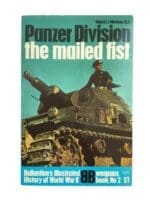 WW2 German Panzer Division Mailed Fist Ballantine Reference Book