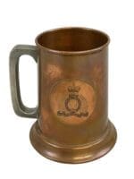 Canadian Royal Canadian Mounted Police RCMP Copper Tankard Dated 1958