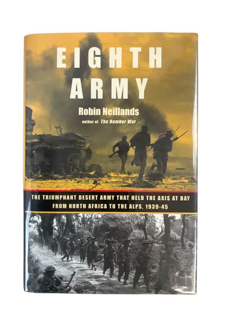 WW2 British Eighth Army Hard Cover Reference Book WW2 British Eighth Army Hard Cover Reference Book