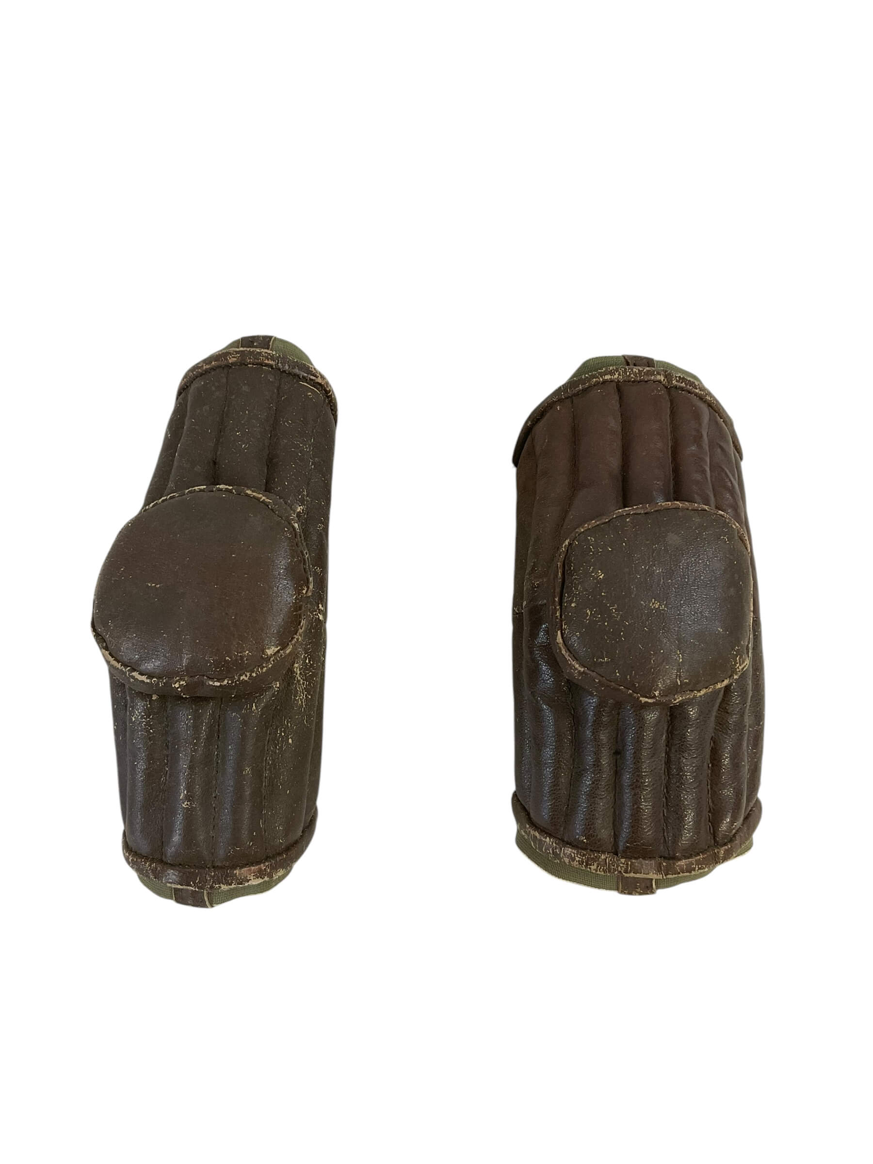 WW2 German Luftwaffe Elbow Pads LBA 44 Marked Fallschirmjaeger Pilot WW2 German Luftwaffe Elbow Pads LBA 44 Marked Fallschirmjaeger Pilot