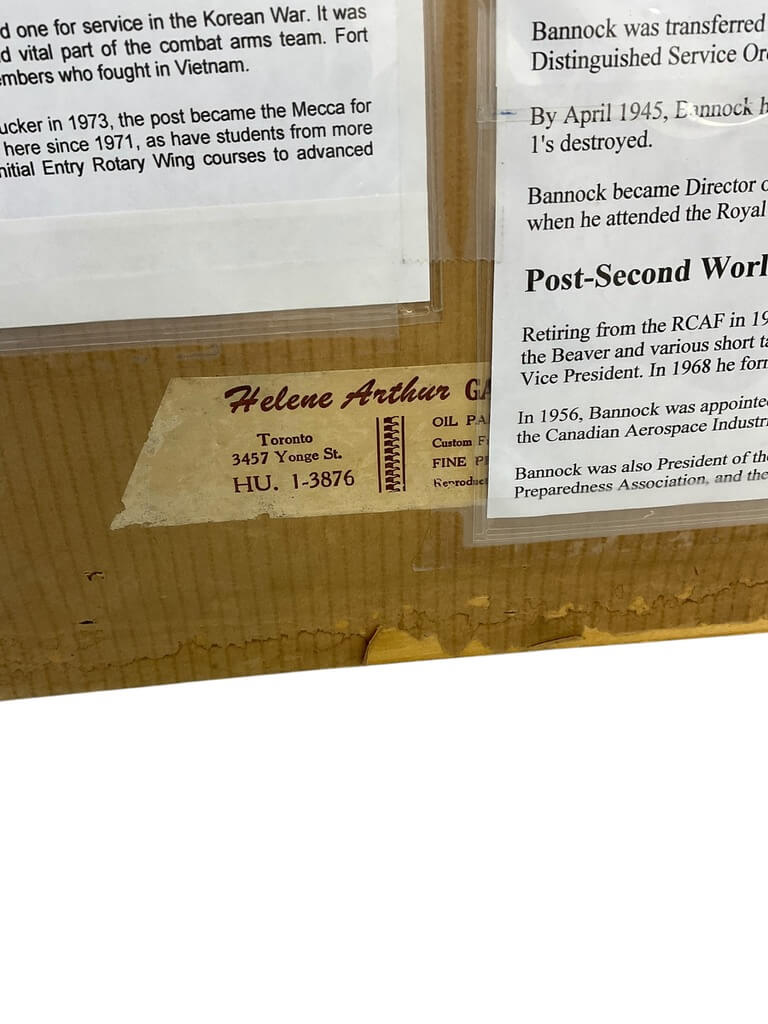 US Army Fort Rucker Caribou Aircraft in Flight Russ Bannock Dedication Framed Picture 20 X 17 US Army Fort Rucker Caribou Aircraft in Flight Russ Bannock Dedication Framed Picture 20 X 17