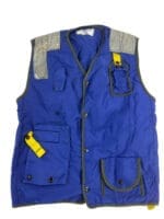 US Navy Aircraft Carrier Blue Flight Deck Tractor Driver Safety Vest