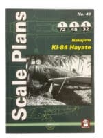 WW2 Japanese Nakajima Ki-84 Hayate Scale Plans No 49  Reference Book