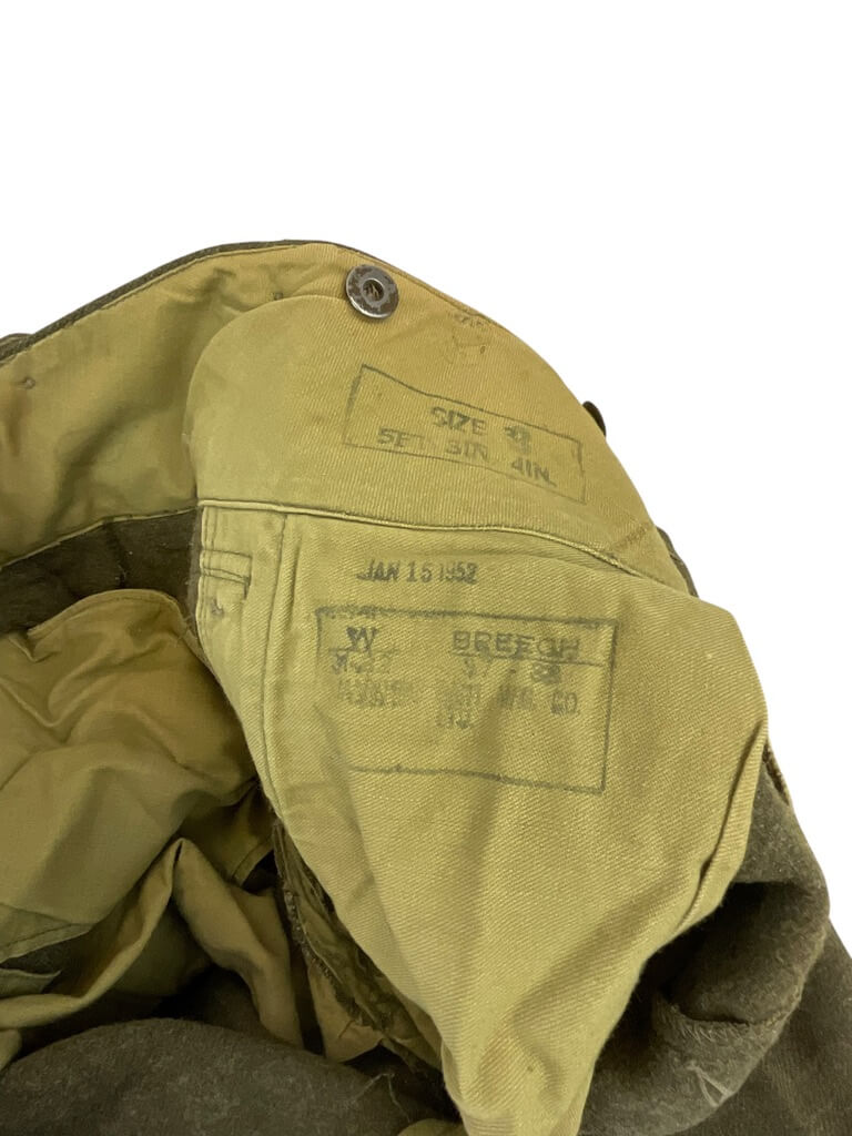 Canadian Army Korean War Battle Dress Trousers Pants Size 3 Dated 1952 Canadian Army Korean War Battle Dress Trousers Pants Size 3 Dated 1952