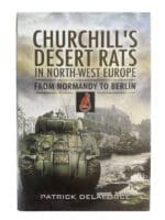 WW2 German Churchill's Desert Rats In North-West Europe from Normandy to Berlin Used Hardcover Reference Book