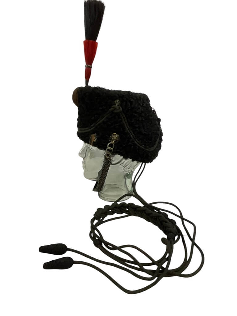 Canadian Winnipeg Rifles Officers Astrakhan Busby Hobsons with Cap Cords Canadian Winnipeg Rifles Officers Astrakhan Busby Hobsons with Cap Cords