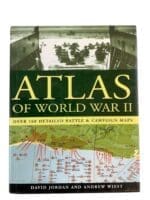 WW2 US British Atlas of World War II Reference Book