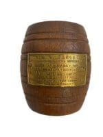 British HMS Ganges Teak Ship Souviner