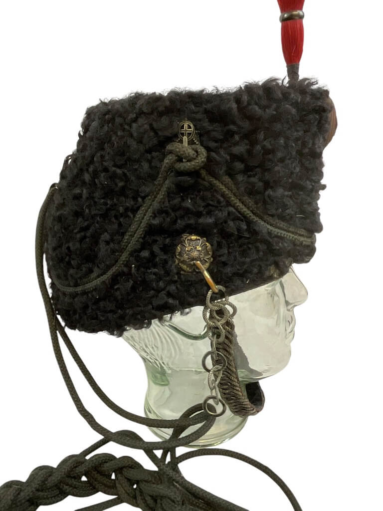 Canadian Winnipeg Rifles Officers Astrakhan Busby Hobsons with Cap Cords Canadian Winnipeg Rifles Officers Astrakhan Busby Hobsons with Cap Cords