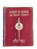 WW2 Canadian Album of Honor for Brant County 1939 to 1945 Used Softcover Reference Book
