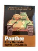 WW2 German Panther and Its Variants Spielberger Vol 1 Used Hardcover Reference Book