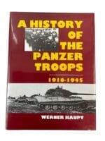 WW1 WW2 German A History of the Panzer Troops 1916 to 1945 Used Hardcover Reference Book