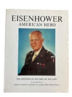 WW2 US Eisenhower American Hero Hard Cover Used Reference Book