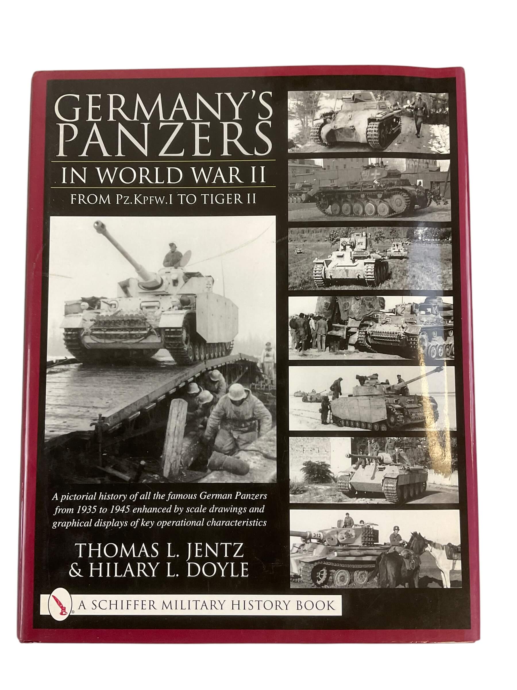 WW2 German Germany's Panzers From Pz.Kpfw.1 To Tiger 2 Used Hardcover Reference Book WW2 German Germany's Panzers From Pz.Kpfw.1 To Tiger 2 Used Hardcover Reference Book