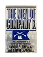 WW2 US The Men of Company K Autobiography of a Rifle Company Used Hardcover Reference Book