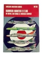 British RAF Hawker Hunter Aircam Soft Cover Reference Book