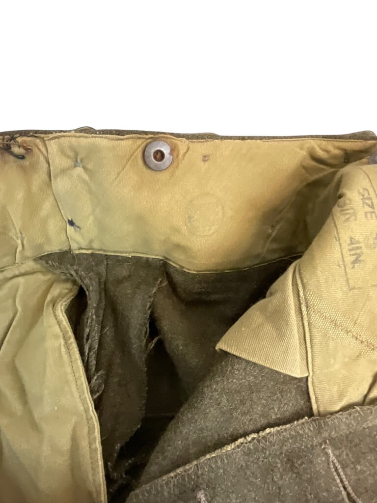 Canadian Army Korean War Battle Dress Trousers Pants Size 3 Dated 1952 Canadian Army Korean War Battle Dress Trousers Pants Size 3 Dated 1952