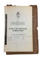 Cold War Canada The Corps Of RCEME General List  Reference Book