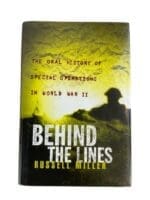 WW2 US British OSS SOE Behind the Lines Used Hardcover Reference Book