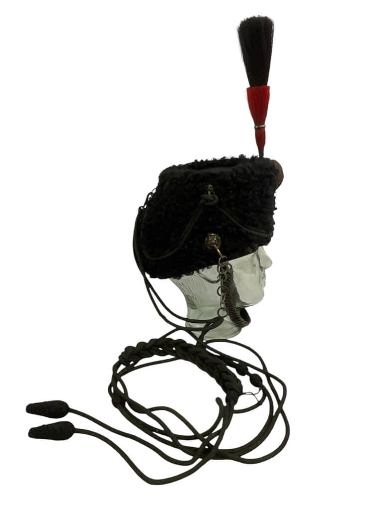 Canadian Winnipeg Rifles Officers Astrakhan Busby Hobsons with Cap Cords Canadian Winnipeg Rifles Officers Astrakhan Busby Hobsons with Cap Cords