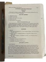 Post WW2 British Air Army Defense Instruction Reference Book