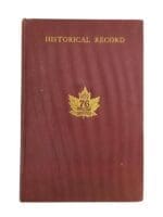 WW1 Canadian CEF Historical Record of the 76th Overseas Battalion Used Hardcover Reference Book